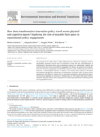 How does transformative innovation policy travel across physical and cognitive spaces? Exploring the role of mutable fluid space in experimental policy engagements
