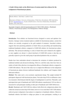 A South African study on the effectiveness of custom-made foot orthoses for the realignment of functional pes planus