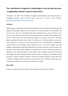 The contribution of supportive relationships to care-leaving outcomes: A longitudinal resilience study in South Africa