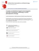 A review on dendrimer-based nanoconjugates and their intracellular trafficking in cancer photodynamic therapy