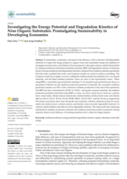 Investigating the energy potential and degradation kinetics of nine organic substrates: Promulgating sustainability in developing economies