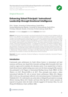 Enhancing school principals’ instructional leadership through emotional intelligence