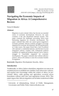 Navigating the economic impacts of migration in Africa: A comprehensive review