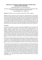 Mechanism and Kinetics of Water Absorption of plantain fibre reinforced bio-composites