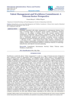 Talent management and workforce commitment: A telecom sector perspective