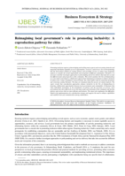 Reimagining local government's role in promoting inclusivity: A coproduction pathway for cities 
