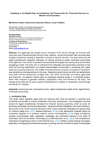 Adapting to the digital age: Investigating the frameworks for financial services in modern communities