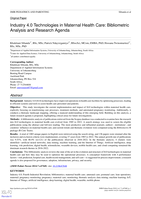 Industry 4.0 technologies in maternal healthcare: A Bibliometric analysis and research agenda