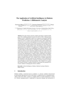 The application of artificial intelligence in diabetes prediction: A bibliometric analysis
