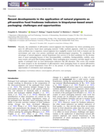 Recent developments in the application of natural pigments as pH-sensitive food freshness indicators in biopolymer-based smart packaging: challenges and opportunities