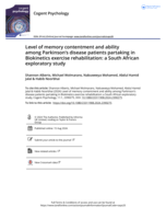 Level of memory contentment and ability among Parkinson's disease patients partaking in Biokinetics exercise rehabilitation: a South African exploratory study