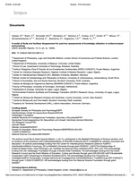 A model of faulty and faultless disagreement for post-hoc assessments of knowledge utilization in evidence-based policymaking
