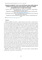 Mapping smallholder maize farm distribution using multi-temporal Sentinel-1 data integrated with Sentinel-2, DEM and CHIRPS precipitation data in Google Earth Engine
