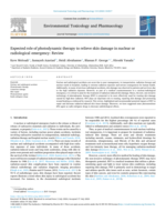 Expected role of photodynamic therapy to relieve skin damage in nuclear or radiological emergency: Review