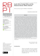 South Africa foreign policy and the national interest: Which interest?