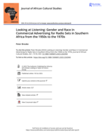 Looking at listening: Gender and race in commercial advertising for radio sets in Southern Africa from the 1950s to the 1970s