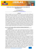 Employee wellness programmes for improved performance