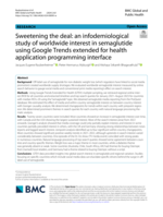 Sweetening the deal: An infodemiological study of worldwide interest in semaglutide using Google Trends extended for health application programming interface