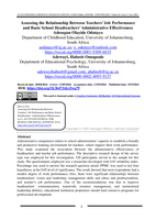 Assessing the relationship between teachers’ job performance and basic school headteachers’ administrative effectiveness