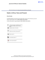 Radio in Africa: Past and present