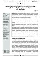 Sustaining SMEs through Indigenous Knowledge Systems: Exploring opportunities and challenges