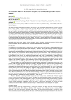An evaluation of the use of character strengths as an asset-based approach to learner support