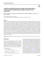 A predictive modelling strategy for warpage and shrinkage defects in plastic injection molding using fuzzy logic and pattern search optimization