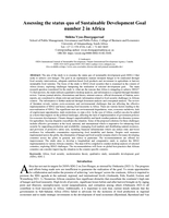 Assessing the status quo of Sustainable Development Goal number 2 in Africa