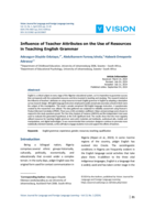 Influence of teacher attributes on the use of resources in teaching English grammar