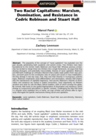 Two racial capitalisms: Marxism, Domination, and resistance in Cedric Robinson and Stuart Hall