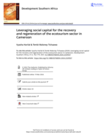 Leveraging social capital for the recovery and regeneration of the ecotourism sector in Cameroon