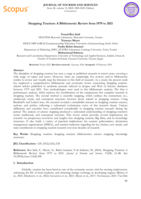 Shopping tourism: A bibliometric review from 1979 to 2021