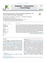 Characterizing generative artificial fi cial intelligence applications: Text- mining-enabled technology roadmapping