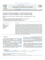 Sowing the seeds for sustainability: A business model innovation perspective on artificial intelligence in green technology startups