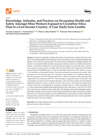 Knowledge, attitudes, and practices on occupation health and safety amongst mine workers exposed to crystalline silica dust in a low-income country: A case study from Lesotho