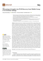 Mineralogical insights into PGM recovery from middle group (1-4) chromite tailings