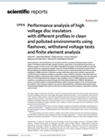 Performance analysis of high voltage disc insulators with different profiles in clean and polluted environments using flashover, withstand voltage tests and finite element analysis