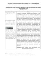 Some Reflections on the Contextual Preparedness for the Policy Innovation Labs Initiative in Sub-Saharan Africa