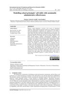 Modelling school principals’ soft skills with sustainable administrative effectiveness