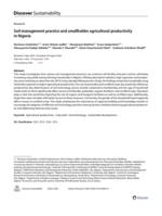 Soil management practice and smallholder agricultural productivity in Nigeria