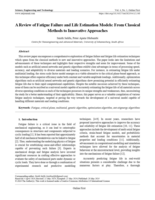 A review of fatigue failure and life estimation models: From classical methods to innovative approaches