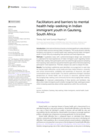 Facilitators and barriers to mental health help-seeking in Indian immigrant youth in Gauteng, South Africa