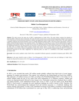 Food security state and challenges in South Africa