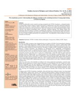 Why handshakes persist: Understanding the influence of beliefs on the socializing decisions of young people during COVID-19 in Nigeria 