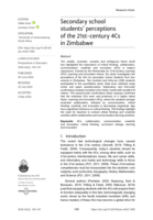 Secondary school students' perceptions of the 21st -Century 4Cs in Zimbabwe