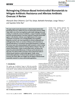 Reimagining chitosan-based antimicrobial biomaterials to mitigate antibiotic resistance and alleviate antibiotic overuse: A review