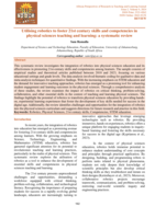 Utilising robotics to foster 21st century skills and competencies in physical sciences teaching and learning: A systematic review