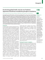 Decolonising global health: Why the new Pandemic Agreement should have included the principle of subsidiarity