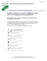 Building resilience into smart mobility for urban cities: An emerging economy perspective