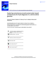 Exploring evolutionary-tuned autoencoder-based architectures for fault diagnosis in a wind turbine gearbox